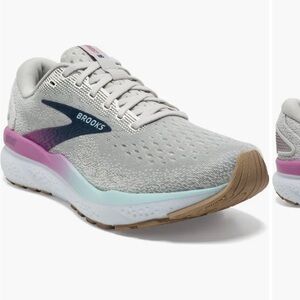 Brooks Women's Athletic Shoes - White, Pink, and Blue